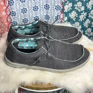 Hey Dude | Shoes | Hey Dude Charcoal Slipon Loafers | Poshmark display picture 2
